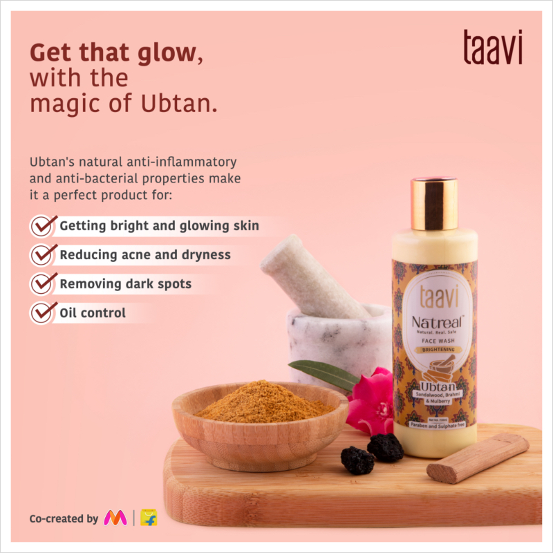 Taavi – Ubtan face wash catalogue design Taavi – Ubtan face wash catalogue design